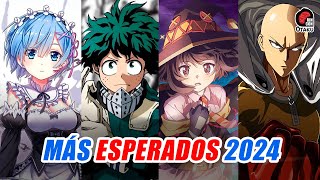 🤩 TODOS LOS ANIME MÁS ESPERADOS PARA 2024  Rincón Otaku [upl. by Sylram]