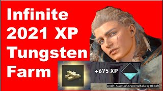 2021 UNLIMITED XP amp Tungsten LOCATION in Assassins Creed Valhalla FARM Titanium too acvalhalla [upl. by Otrebide]