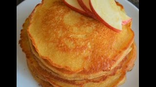 Eggless Apple Pancake Recipe  सेब का पैनकेक [upl. by Thorne]