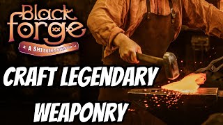 Become A Blacksmith amp Craft Your Own Weapons  BlackForge VR [upl. by Eldin]