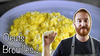 Recette des Oeufs Brouillés Parfaits celle des restaurants étoilés ⭐ [upl. by Nomelc]