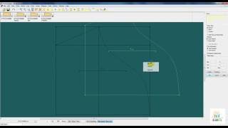 Gerber Accumark create basic sleeve pattern [upl. by Lotty]