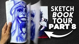 SKETCHBOOK TOUR Part 8Laugh At my Drawings [upl. by Ainet]