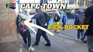 CAPE TOWNSOUTH AFRICA PICK POCKET ALMOST BEATEN TO D€TH viralvideo youtubevideo youtube [upl. by Ah377]