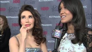 MELISANDRE INTERVIEW  Carice Van Houten  quotGame of Thronesquot [upl. by Mahalia]