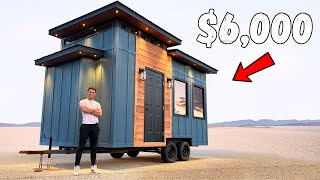 I Built a Luxury Tiny home for 6000 exterior build [upl. by Lemar813]