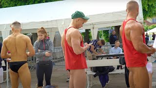 Bodybuilding Weigh In Sopot 23 httpsmuscleforcegumroadcomlweighIn23 [upl. by Maillij]