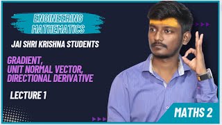 GRADIENTUNIT NORMAL VECTORDIRECTIONAL DERIVATIVEENGINEERING MATHEMATICSSEM2 by Chirag Solanki [upl. by Nwadal]