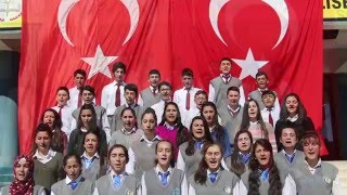 Ardahan Yunus Emre Anadolu Lisesi Öğrencilerinden İstiklal Marşı [upl. by Ardnuhs]