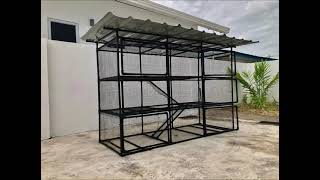 DIY cat cage using PVC pipe [upl. by Iana826]