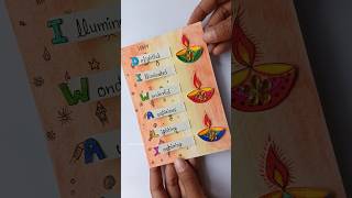 Diwali card making🪔💖 shorts diwali cardmaking [upl. by Wylde67]