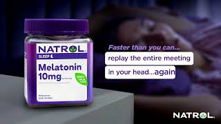 Natrol Melatonin 10mg 15 seconds [upl. by Asenad]