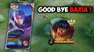 NEW JUNGLER VS OLD JUNGLER‼️ TOP BAXIA VS NOLAN NEW META 2024 mlbb nolanml nolanhackdamage [upl. by Ming]