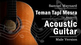 Teman Tapi Mesra  Karaoke Male Key Acoustic Version [upl. by Manas]