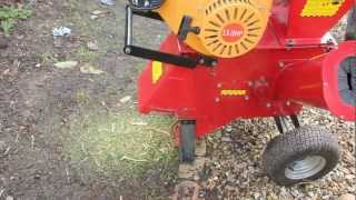 13hp Wood Chipper Shredder IN ACTION [upl. by Halfon817]