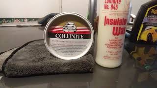 Collinite 476s paste wax layered with collinite 845 insulator wax [upl. by Amabil943]