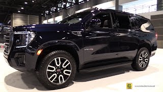 2022 GMC Yukon AT4  Exterior Interior Walkaround  2022 Chicago Auto Show [upl. by Alameda]