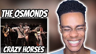 The Osmonds  Crazy Horses  FIRST TIME REACTION [upl. by Iaverne]