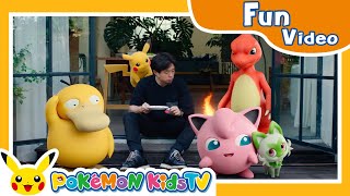 Cat’s Kitchen Camping Trip with Pokémon Charmander Is Heating Up 🔥  Pokémon Kids TV​ [upl. by Nanete]