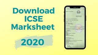 How To Download ICSE Marksheet from Digi Locker  2020  Class 10 [upl. by Amalle]