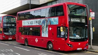 London Buses  Route 13  North Finchley to Victoria [upl. by Neirrad796]