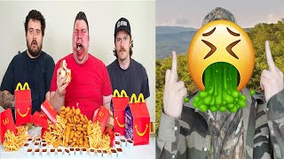 MeatCanyon McDonald’s Mukbang Nikocado Avocado  Reaction BBT [upl. by Aiuqal]