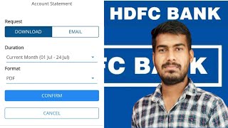 How To Download HDFC BANK Statement  HDFC BANK Statement Download [upl. by Halie]