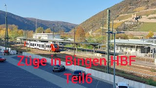 Züge in Bingen HBF Teil6 deutschebahn trainspotting zugverkehr [upl. by Marni]