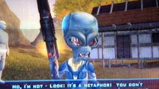 Destroy All Humans 2 Cult of Arkvoodle  Halfwits are Better than None [upl. by Clovis81]