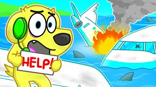 Our Airplane CRASHED in Roblox [upl. by Krongold289]