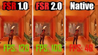 AMD FSR 20 vs FSR 10  Performance Comparison [upl. by Clarisa]