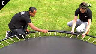 Salta Royal Baseground Sports  Assembly video  Round inground trampoline [upl. by Creedon]