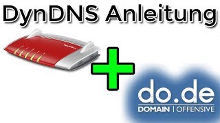 Anleitung DynDNS Domain anmelden amp in FritzBox einrichten [upl. by Enyt]