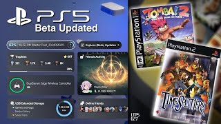 NEW PS5 Home Screen Beta Gets New Features  More PS1 And PS2 Classics Coming  LTPS 627 [upl. by Noletta]