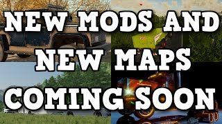 NEW MODS AND MAPS COMING SOON TO ALL PLATFORMS PS4 PS5 XBOX AND PC  Farming Simulator 22 [upl. by Cirdor]