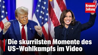 Die skurrilsten Momente des USWahlkampfs im Video  kronetv NEWS [upl. by Bastian]