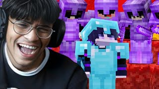 NOOB FRIEND 1V4s IN BEDWARS  HINDI [upl. by Nanyt]