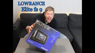 Lowrance Elite fs 9 unboxing [upl. by Trebeh383]