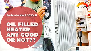 Everything About Oil Filled Heater  Working Running Costs Safety Pros cons Benefits In Hindi [upl. by Selene166]