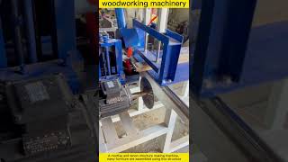 Mortise and tenon structure tenoning machine [upl. by Llerrod962]