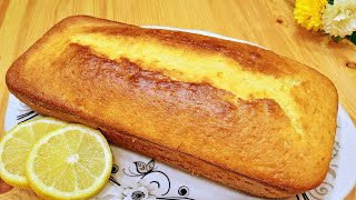 CAKE AU CITRON TRÈS FACILE vous ferez ce cake moelleux tous les jours un délice 😋 [upl. by Stalder]