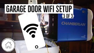 How to connect garage door opener to phone  DIY Chamberlain MyQ part 3 of 3 [upl. by Lizned477]