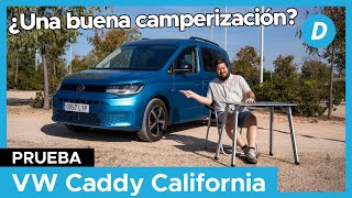 Volkswagen Caddy California ¿merece la pena esta MINICAMPER  Prueba de furgonetas  Diariomotor [upl. by Ehsrop]