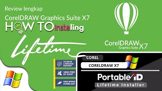 CARA INSTAL CORELDRAW GRAPHICS SUITE X7 DI WINDOWS 64 BIT [upl. by Anyzratak]