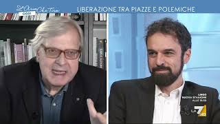 Dino Giarrusso a Vittorio Sgarbi quotPerché La Russa non butta nel cesso il busto di [upl. by Leonard832]