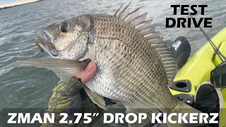 ZMan 275quot Drop KickerZ  Test Drive  How to Fish Soft Plastics for Bream and Flathead [upl. by Ayekat]