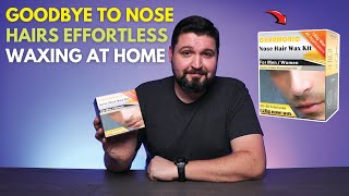 Goodbye to Nose Hairs  Effortless Waxing at Home [upl. by Akinad857]