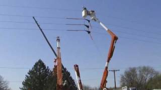 Utility pole Replacement [upl. by Dolhenty544]