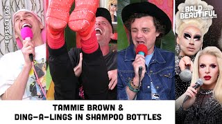 Tammie Brown amp DingaLings in Shampoo Bottles w Trixie amp Katya  The Bald amp the Beautiful Podcast [upl. by Leffen]