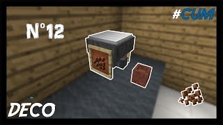 Minecraft  Comment faire DES CAFETIÈRES  12 [upl. by Aerdnu]